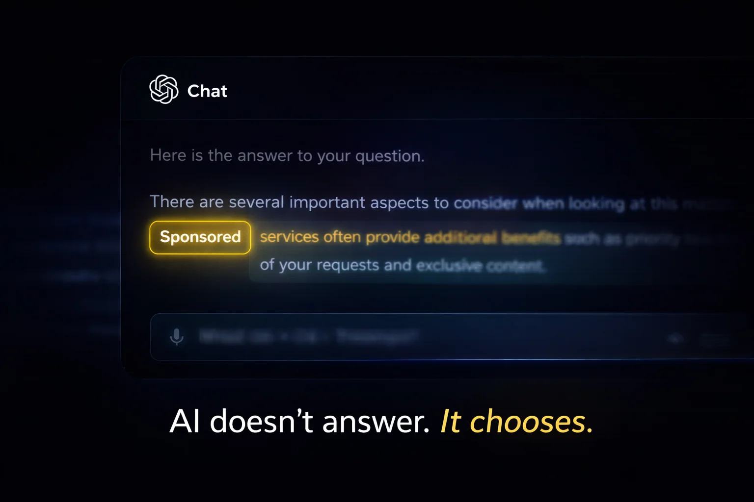 ChatGPT에 광고가 붙었다 — AI 답변의 중립성이 흔들리는 시대, GEO 전략은 어떻게 달라져야 하는가